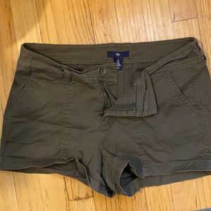 Women’s green shorts